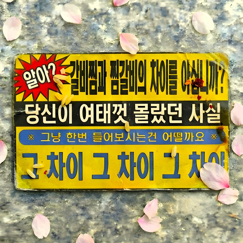 갈비찜과 찜갈비의 차이